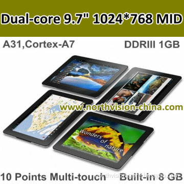 Duad-Core Ultra-Thin 9.7 Inch HD Android Tablet